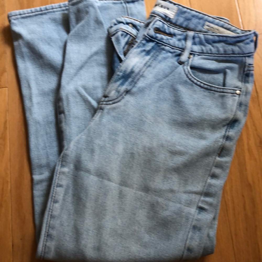 light blue mom jeans